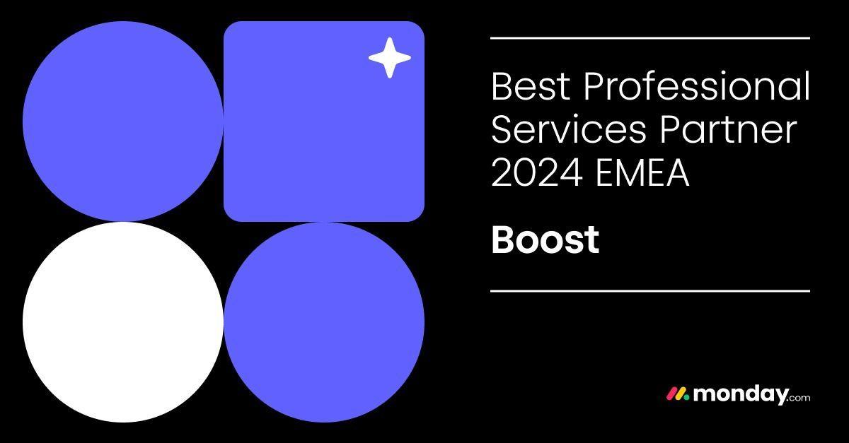 monday.com Best Professional Services Partner 2024 EMEA